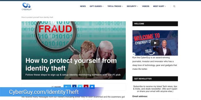 CyberGuy.com has the info you need to protect yourself from identity theft.