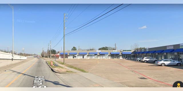 Parking lot near the intersection of Main Street and Fondren in Houston.