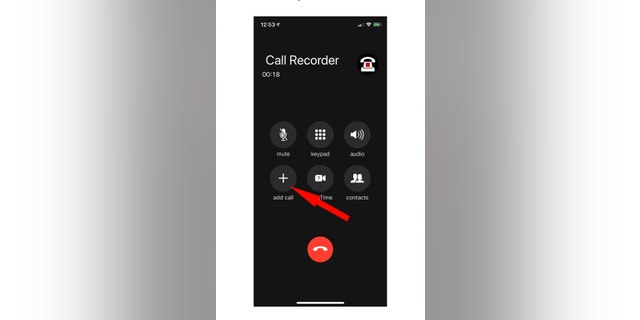 Next, tap ‘add call’ on Call Recorder Lite.