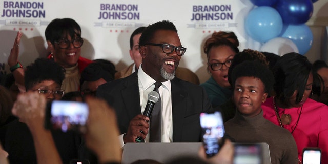 Cook County Commissioner Brandon Johnson received the second-highest number of votes Tuesday. He will compete against Paul Vallas in a runoff. 