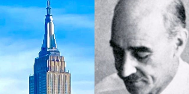 The Empire State Building and its architect, William F. Lamb, a native New Yorker.