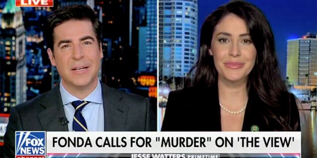 Rep. Anna Paulina Luna tells Fox News host Jesse Watters that she reported Jane Fonda to Capitol Police after her comments on "The View."