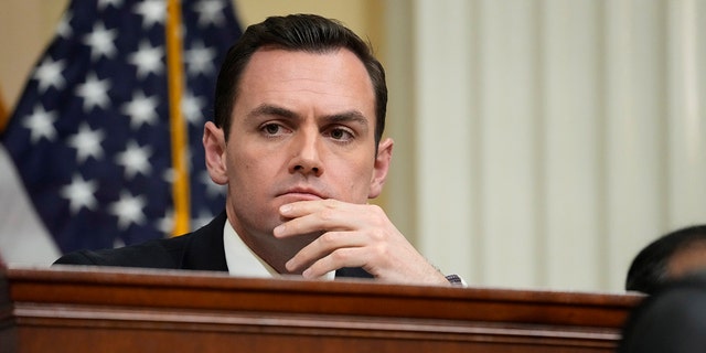 The chairman Rep. Mike Gallagher, R-WI, listens during a hearing of the House Special Committee on Countering China.