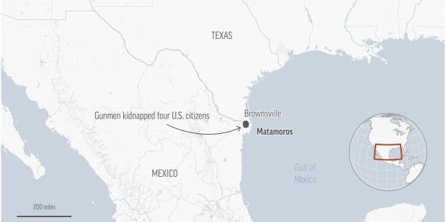 Gunmen kidnapped four U.S. citizens who crossed into Mexico from Texas last week for medical care and got caught in a shootout.