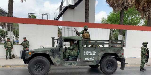 Mexican army soldiers prepare a search mission for four U.S. citizens kidnapped by gunmen at Matamoros, Mexico, Monday, March 6, 2023. 