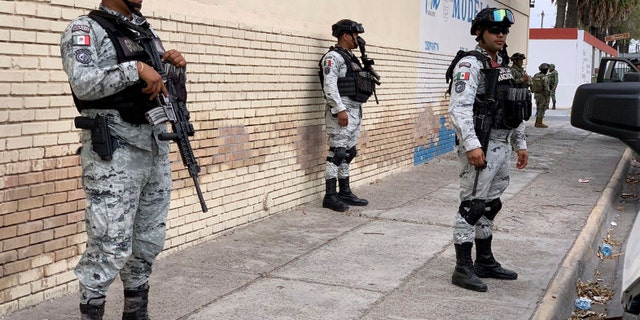 Mexican Natioanla Guard prepare a search mission for four U.S. citizens kidnapped by gunmen at Matamoros, Mexico, Monday, March 6, 2023.