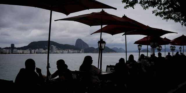 People have brunch in Rio de Janeiro, Brazil, on Oct. 4, 2022. Brazil is reintroducing the requirement for tourist visas for citizens of the U.S., Australia, Canada, and Japan begining on Oct. 1, 2023.