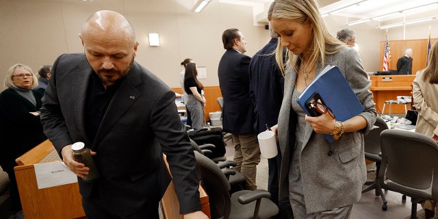 Gwyneth Paltrow went with a different look on her third day in court, wearing a multi-piece suit.