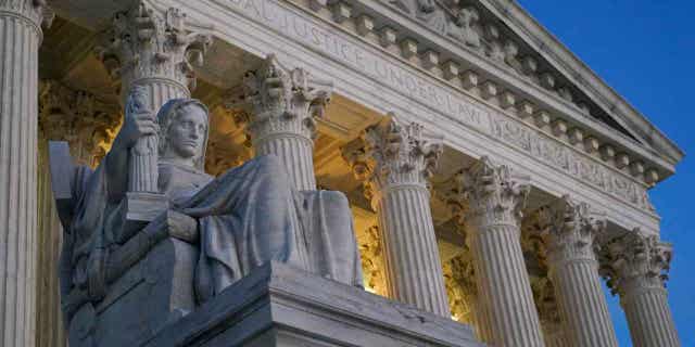 The Supreme Court building on Capitol Hill is pictured in Washington on Nov. 16, 2022. The Supreme Court will decide whether a Florida activist can file disability rights lawsuits against hotels she doesn't intend to visit.