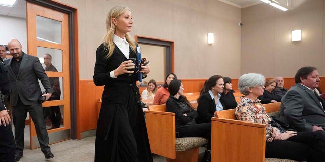 Gwyneth Paltrow wore a Goop cardigan to court one day.