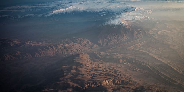  View to the Hindukush mountain on December 20, 2017 in Mazar-i-Sharif, Afghanistan.