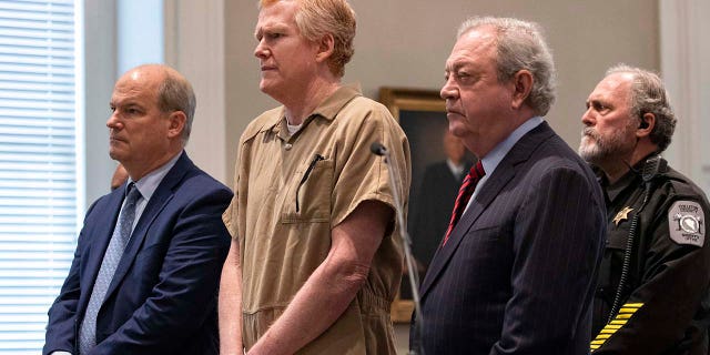 Alex Murdaugh sentenced to life in prison after conviction in double murder trial during his sentencing at the Colleton County Courthouse in Walterboro on March 3 after he was found guilty on all four counts. He will serve his time in protective custody, officials said.