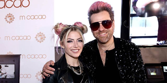 Alexa Bliss and Ryan Cabrera attend the GRAMMY Gift Lounge during the 65th GRAMMY Awards at Tom's Watch Bar on February 3, 2023 in Los Angeles, California.
