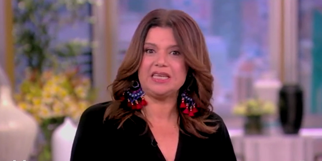 Co-host Ana Navarro on a recent episode of The View. 