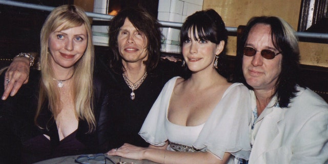 From left: Bebe Buell, Steven Tyler, Liv Tyler and Todd Rundgren. Liv, a successful actress, has said she adores both men.