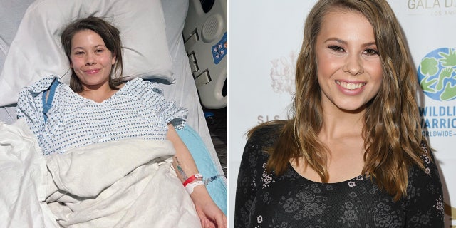 Bindi Irwin in the hospital and on the red carpet split