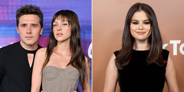 Nicola Peltz Beckham joked that she, her husband Brooklyn Beckham and friend Selena Gomez are in a "throuple."