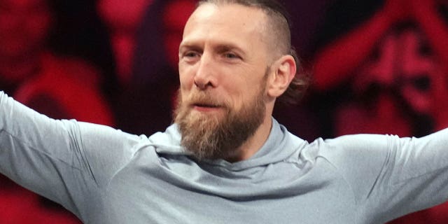 Feb 22, 2023; Phoenix, AZ, USA; Bryan Danielson appears during AEW Dynamite at Footprint Center.