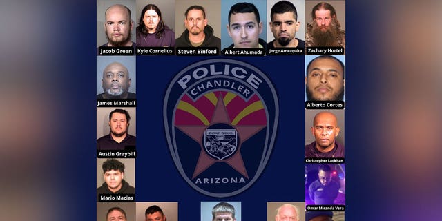 The Chandler Police Department arrested 17 individuals for sex crimes during a multi-agency, multi-week operation.