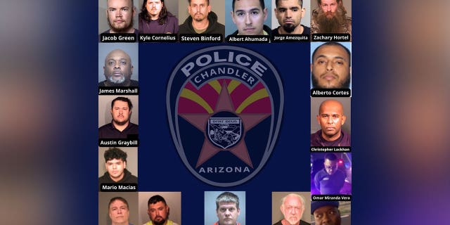 The Chandler Police Department arrested 17 individuals for sex crimes during a multi-agency, multi-week operation.