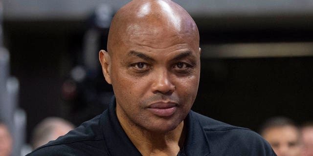 Former Auburn Tigers basketball player Charles Barkley after their game against the Tennessee Volunteers at Neville Arena on March 4, 2023 in Auburn, Alabama.