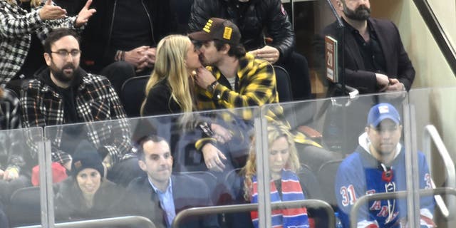 Kelsea Ballerini and Chase Stokes share a kiss during a date night in New York City.