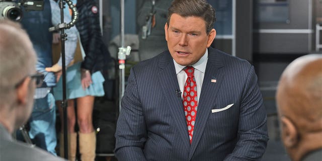 Bret Baier holding an interview with John Huth and Kevin Ryder from the Defense Intelligence Agency about the space security risks posed by China and Russia.