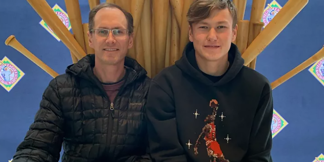 Chuck Morris and his son, Charley, were believed to have drowned after the pair disappeared while kayaking at Beaver Lake in Arkansas on March 16.