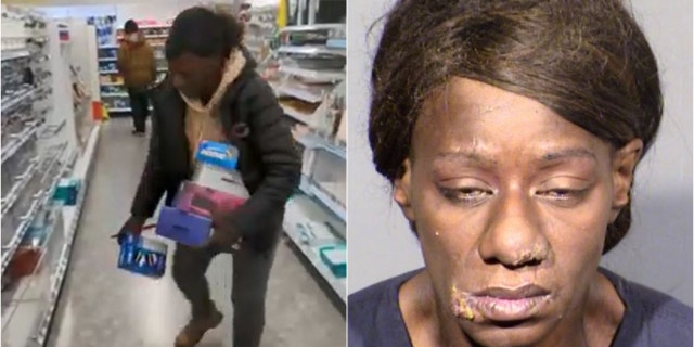Las Vegas police say Nicole Waters is the woman seen taunting them on social media while shoplifting earlier this month.