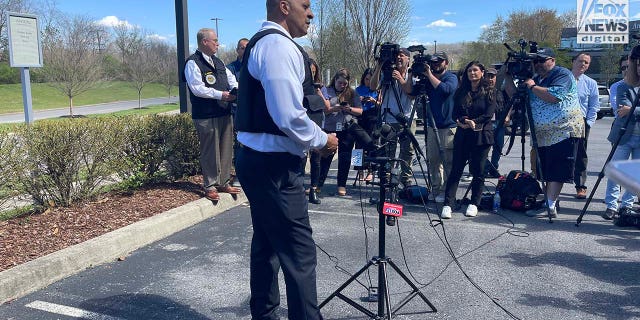 Metropolitan Nashville Police Department Assistant Chief Dwayne Greene speaks to the media regarding a shooting at The Covenant School, Nashville, Tennessee on Monday, March 27, 2023.