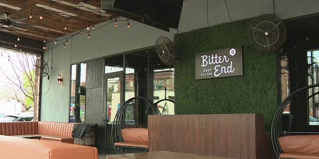 The Bitter End nightclub in which a shooting took place in the Deep Ellum area of Dallas.