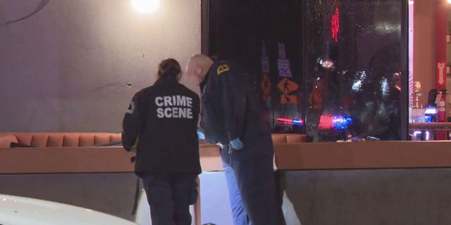 Investigators respond to a shooting at a nightclub in Dallas.