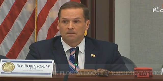 During Monday’s hearing of the Florida House Civil Justice Subcommittee, Republican Chairman Will Robinson appeared to be trolled by fake names in opposition to his colleague's bill.