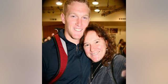 Chief Warrant Officer 2 Daniel Prial and his mother, Anne Leavy-Prial, of Warwick, New York. 