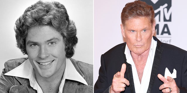 David Hasselhoff then and now