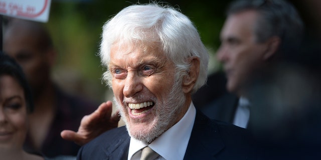 Actor Dick Van Dyke smiling