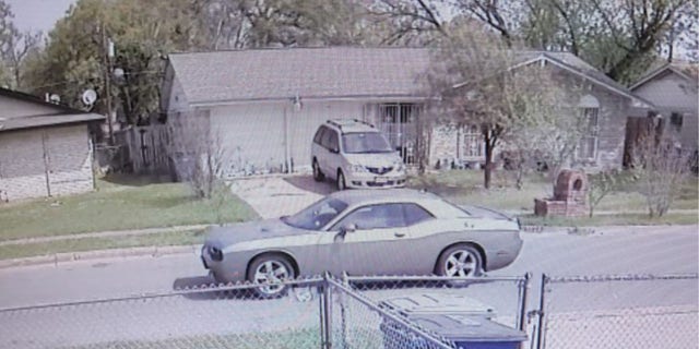 Dallas police believe the suspect was driving a gray Dodge Challenger. 