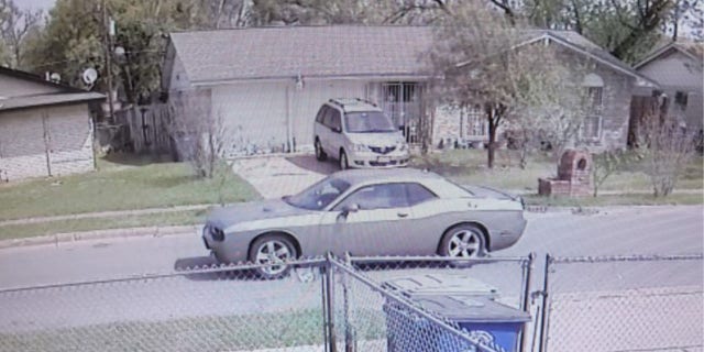 Dallas police believe the suspect was driving a gray Dodge Challenger. 