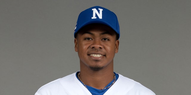 Duque Hebbert #39 del Equipo Nicaragua posa para una foto durante las tomas de cabeza del Clásico Mundial de Béisbol del Equipo Nicaragua 2023 en el Complejo de Entrenamiento Jackie Robinson el martes, 7 de marzo de 2023 en Vero Beach, NL Florida.