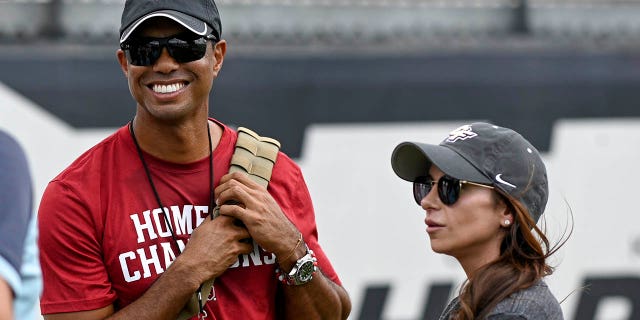 Erica Herman and Tiger Woods in 2019