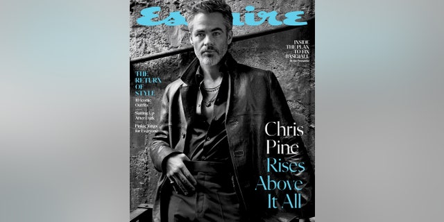 Chis Pine is on the cover of the March issue of Esquire, on stands March 7.