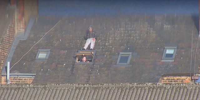Merseyside police failed to notice suspect Etmond Lika, 32, merely a foot away on the rooftops during a search. 