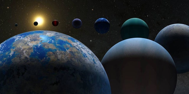 What do planets outside our solar system, or exoplanets, look like? A variety of possibilities are shown in this illustration. Scientists discovered the first exoplanets in the 1990s. As of 2022, the tally stands at just over 5,000 confirmed exoplanets.