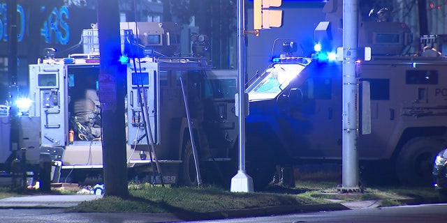 The standoff in Fairfax County required traffic to be rerouted and schools to change their opening times.