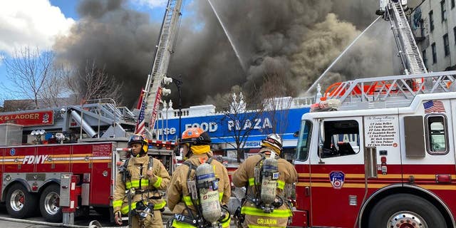 More than 200 personnel members were on scene.