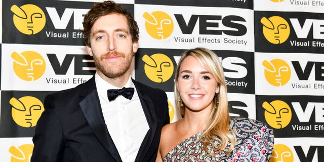 Mollie Gates, left, eventually filed for divorce from Thomas Middleditch in May 2020, citing "irreconcilable differences."