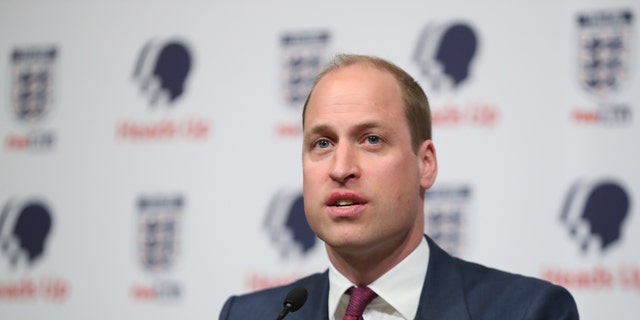 Prince William is the president of The Football Association, the governing body for soccer in England.