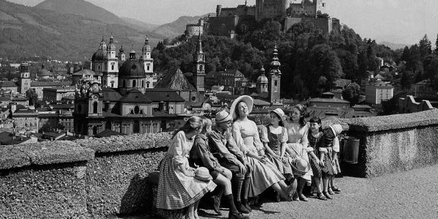 Julie Andrews in "The Sound of Music" in Salzburg, Austria, 1965.