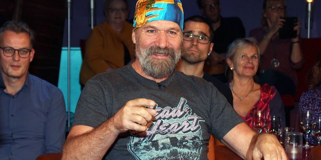 Wim Hof during the NDR talk show on Nov. 5, 2019, in Hamburg, Germany.