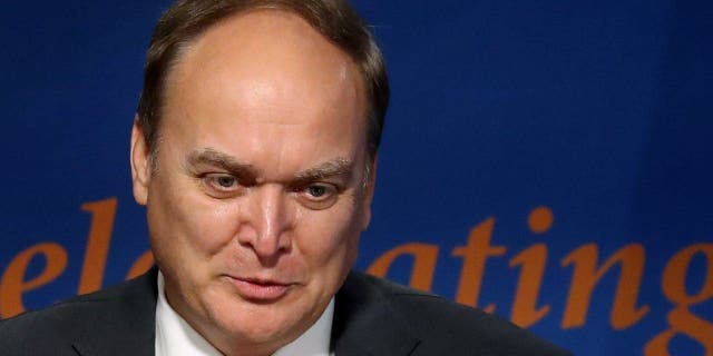Russia blames US for 'hostile' flights near its borders after forcing down US drone 3 Russian Ambassador to the United States Anatoly Antonov speaks during a discussion about the legacy of Anatoly Dobrynin at the Woodrow Wilson Institute on Nov. 18, 2019, in Washington, D.C.